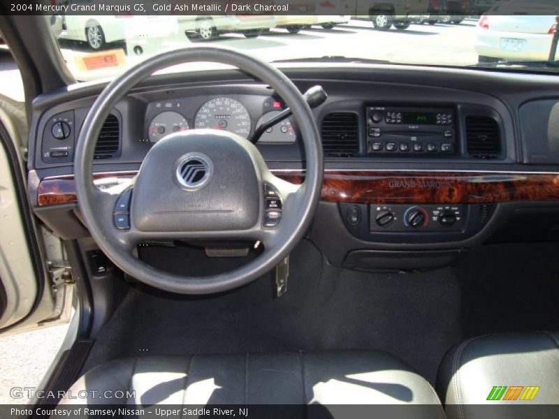 Gold Ash Metallic / Dark Charcoal 2004 Mercury Grand Marquis GS