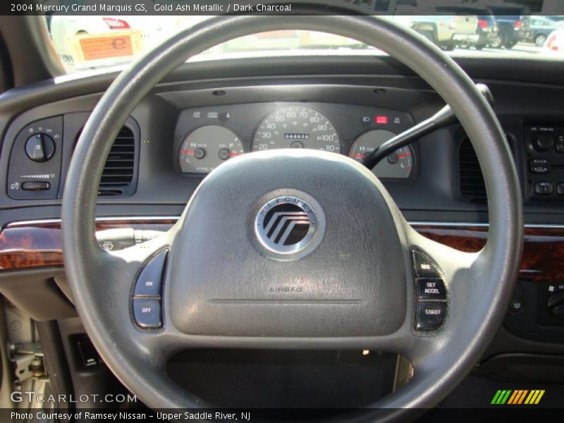 Gold Ash Metallic / Dark Charcoal 2004 Mercury Grand Marquis GS