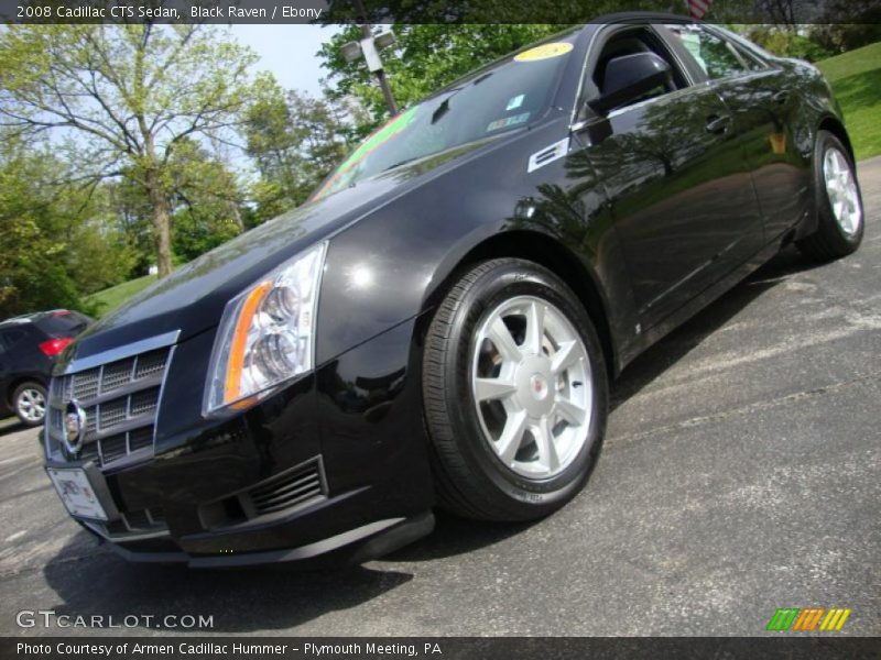 Black Raven / Ebony 2008 Cadillac CTS Sedan