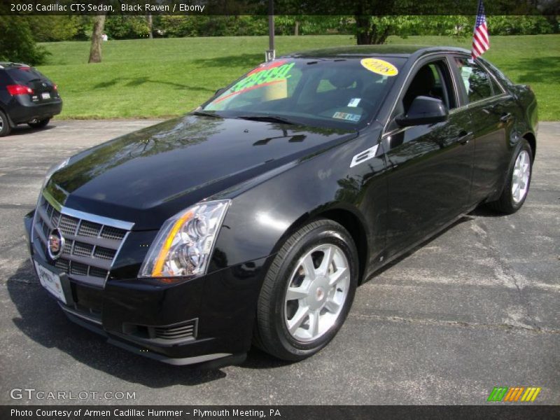Black Raven / Ebony 2008 Cadillac CTS Sedan