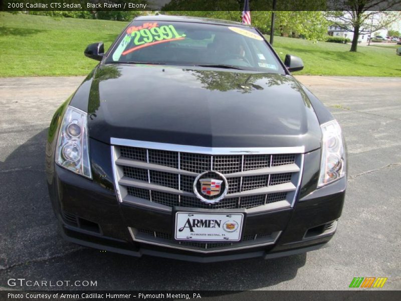 Black Raven / Ebony 2008 Cadillac CTS Sedan