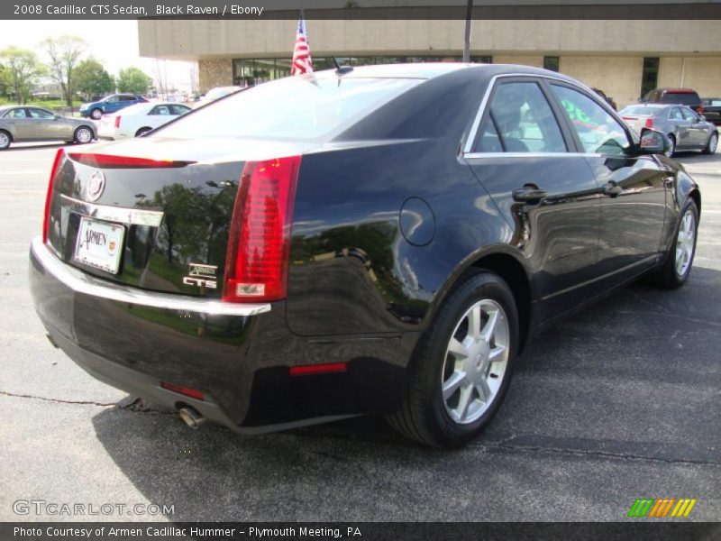 Black Raven / Ebony 2008 Cadillac CTS Sedan