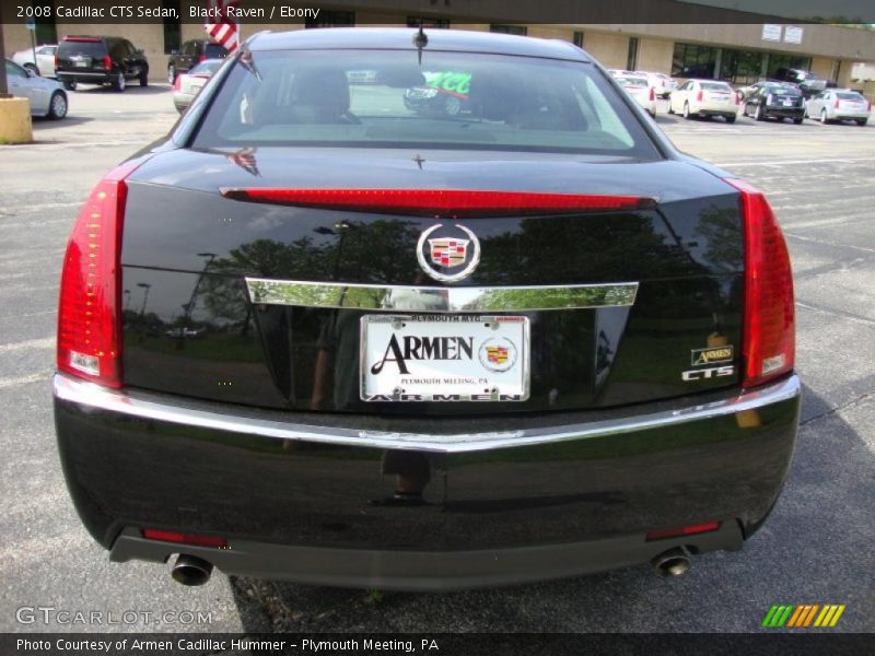 Black Raven / Ebony 2008 Cadillac CTS Sedan