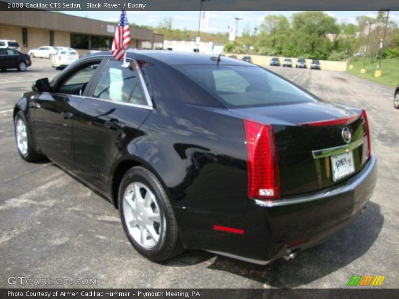 Black Raven / Ebony 2008 Cadillac CTS Sedan