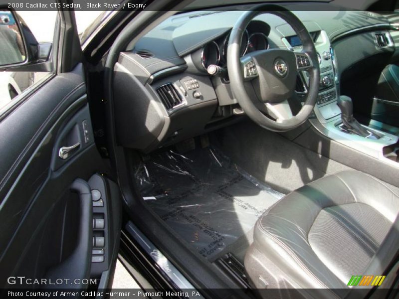 Black Raven / Ebony 2008 Cadillac CTS Sedan