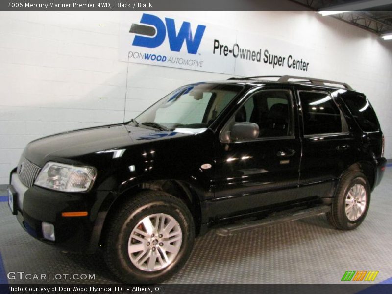 Black / Black 2006 Mercury Mariner Premier 4WD