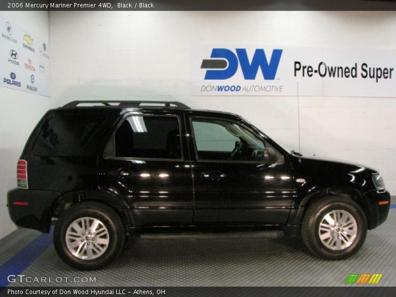 Black / Black 2006 Mercury Mariner Premier 4WD