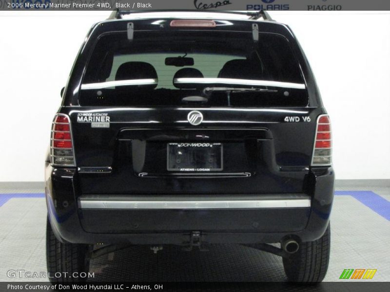Black / Black 2006 Mercury Mariner Premier 4WD