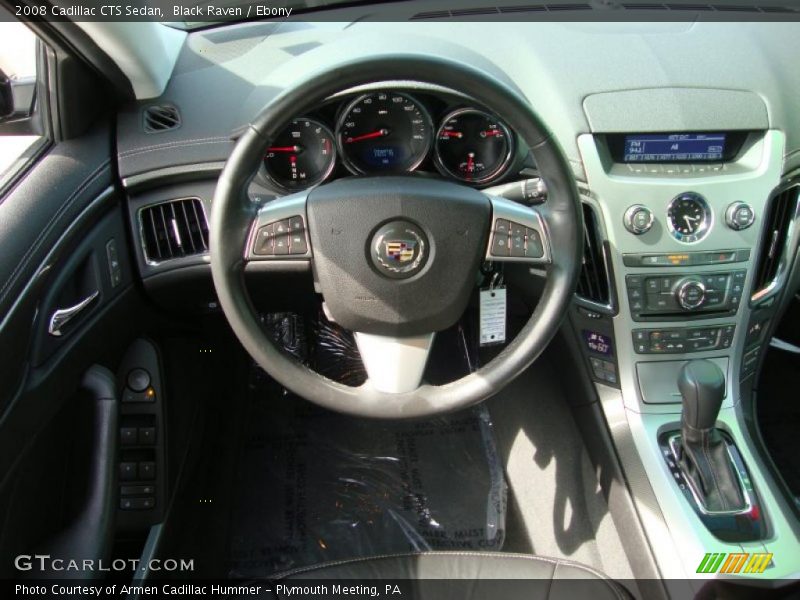 Black Raven / Ebony 2008 Cadillac CTS Sedan