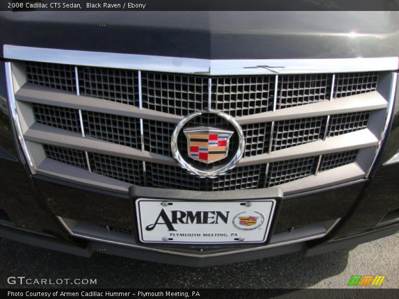 Black Raven / Ebony 2008 Cadillac CTS Sedan