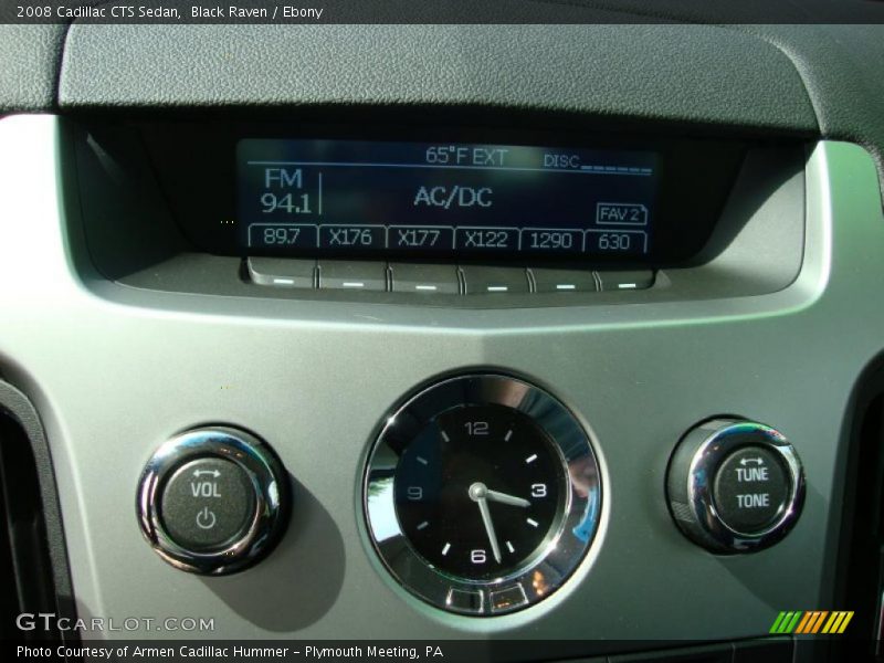 Black Raven / Ebony 2008 Cadillac CTS Sedan