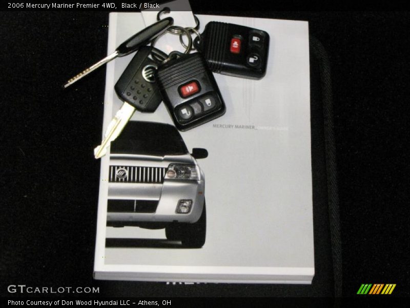 Black / Black 2006 Mercury Mariner Premier 4WD
