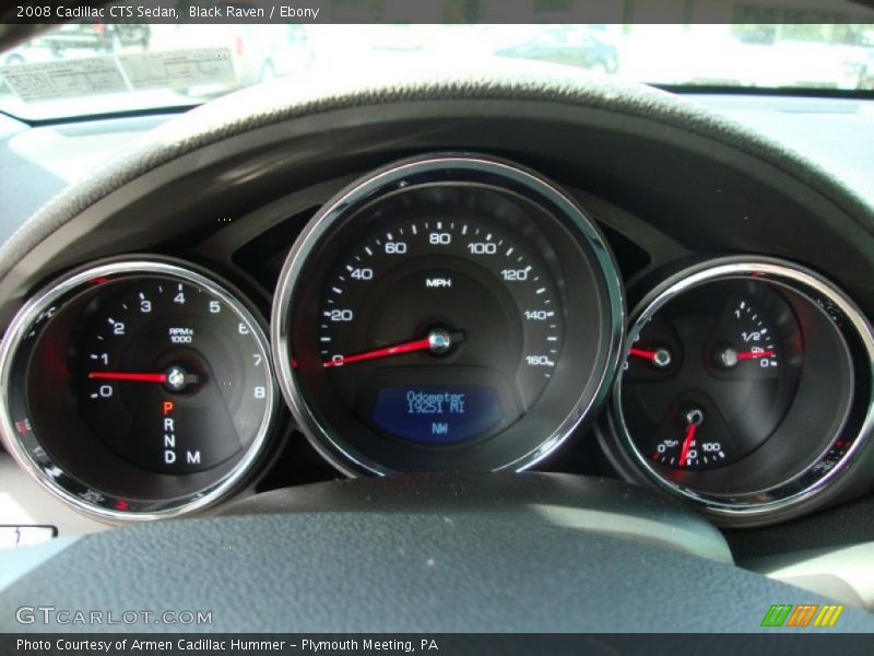 Black Raven / Ebony 2008 Cadillac CTS Sedan