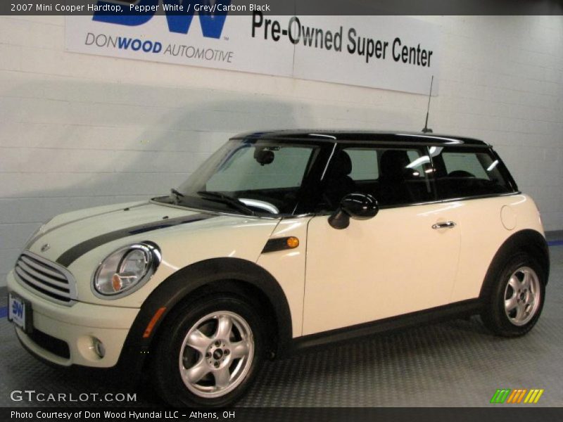 Pepper White / Grey/Carbon Black 2007 Mini Cooper Hardtop