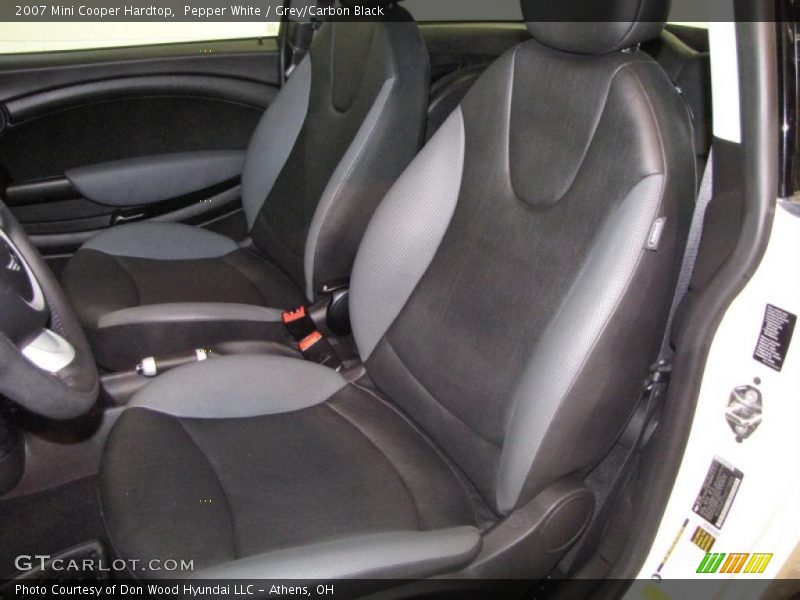 Pepper White / Grey/Carbon Black 2007 Mini Cooper Hardtop