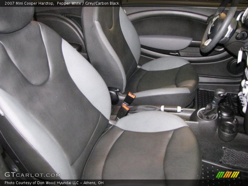 Pepper White / Grey/Carbon Black 2007 Mini Cooper Hardtop