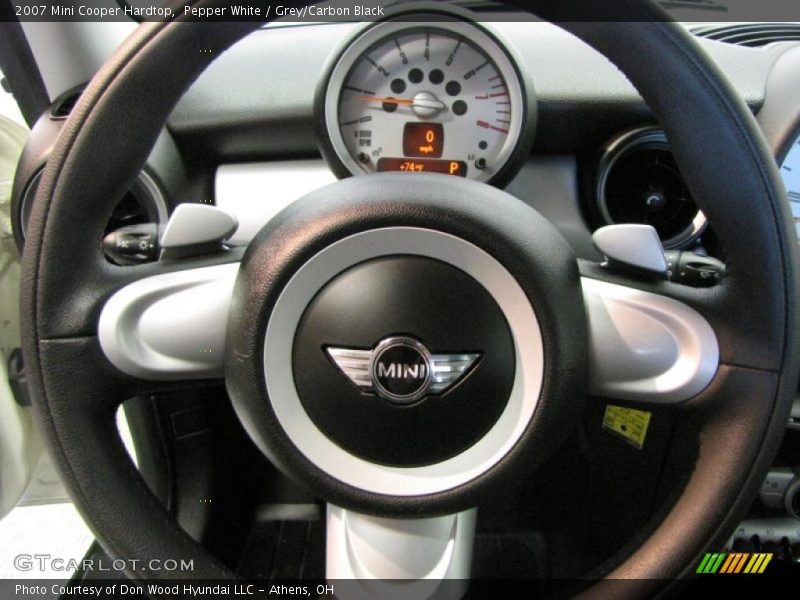Pepper White / Grey/Carbon Black 2007 Mini Cooper Hardtop