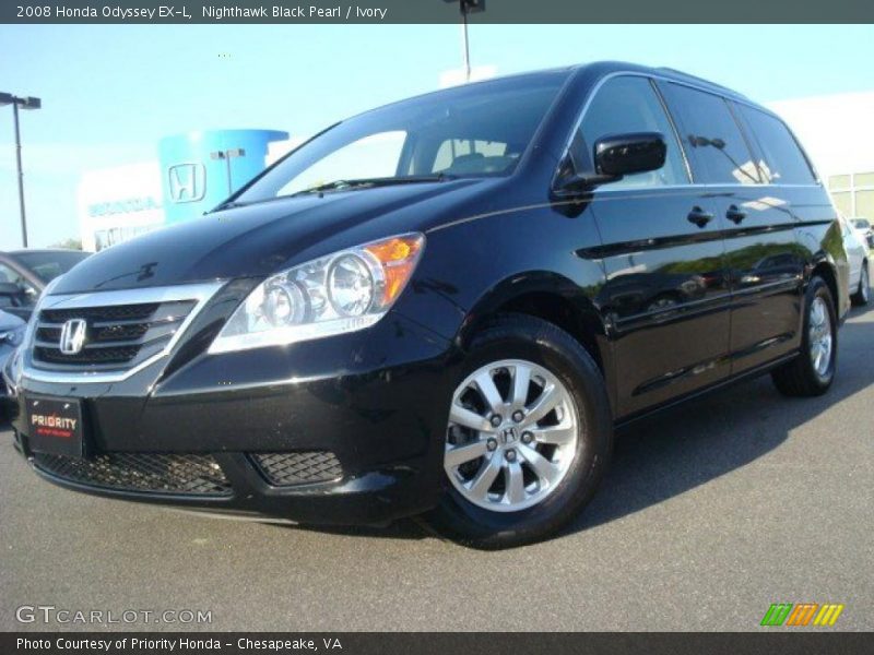 Nighthawk Black Pearl / Ivory 2008 Honda Odyssey EX-L