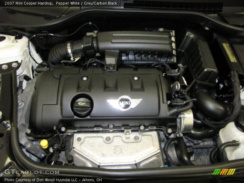 Pepper White / Grey/Carbon Black 2007 Mini Cooper Hardtop