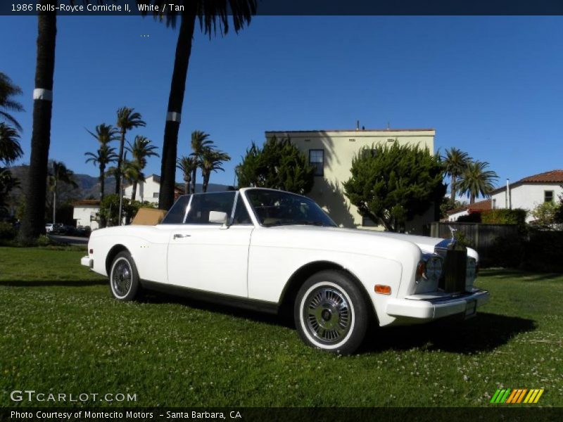 White / Tan 1986 Rolls-Royce Corniche II