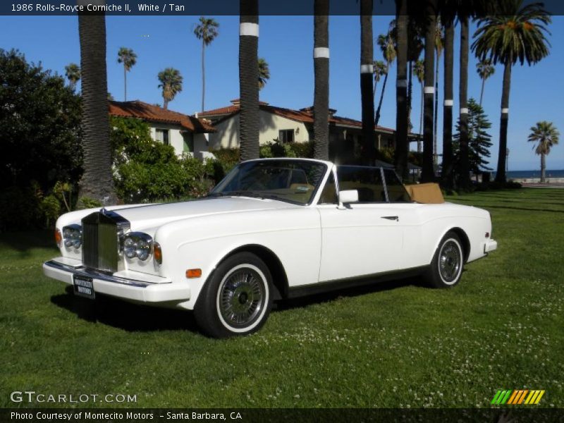 White / Tan 1986 Rolls-Royce Corniche II