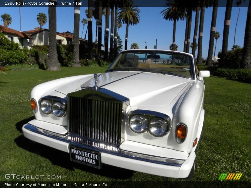 White / Tan 1986 Rolls-Royce Corniche II