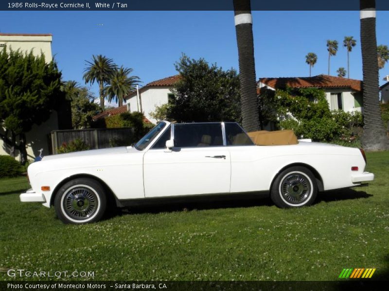 White / Tan 1986 Rolls-Royce Corniche II