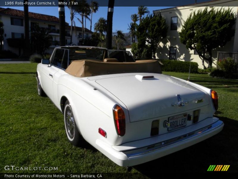White / Tan 1986 Rolls-Royce Corniche II