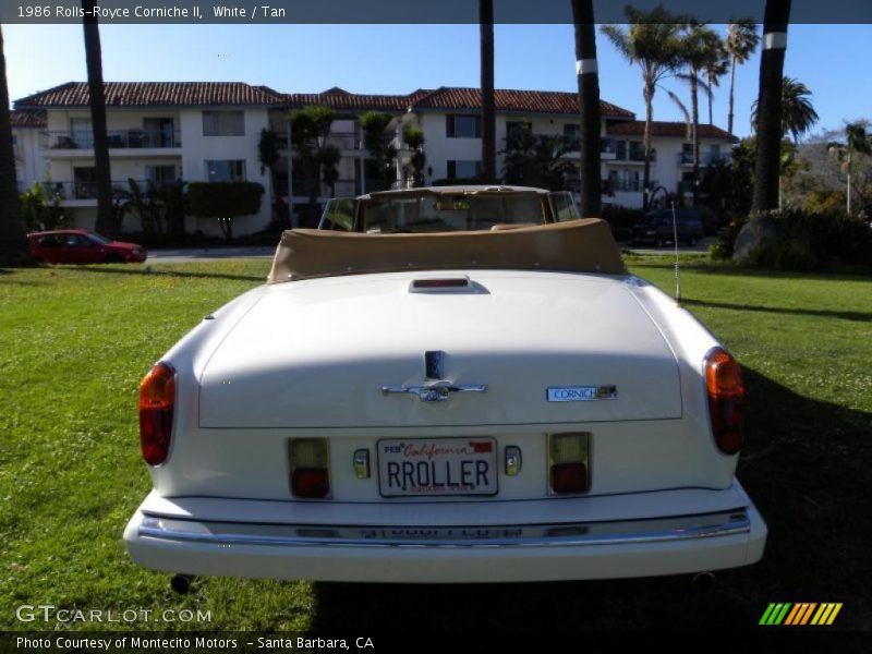 White / Tan 1986 Rolls-Royce Corniche II