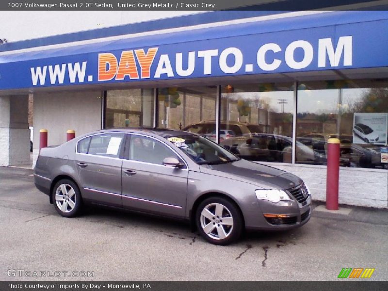 United Grey Metallic / Classic Grey 2007 Volkswagen Passat 2.0T Sedan