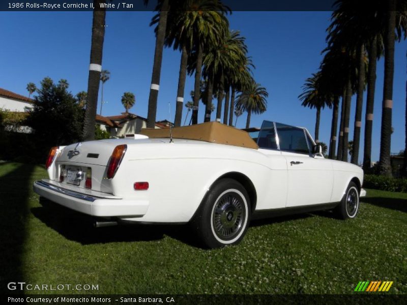 White / Tan 1986 Rolls-Royce Corniche II
