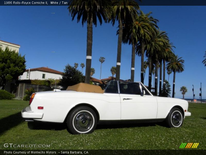 White / Tan 1986 Rolls-Royce Corniche II