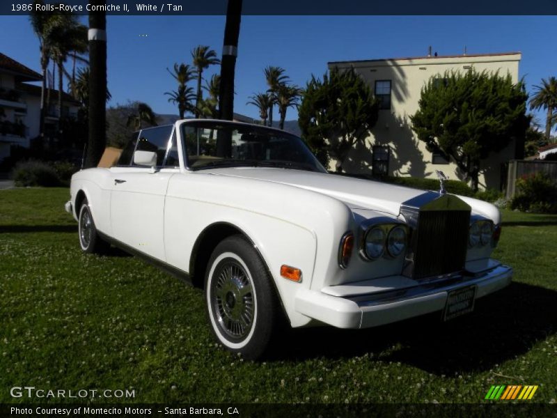 White / Tan 1986 Rolls-Royce Corniche II