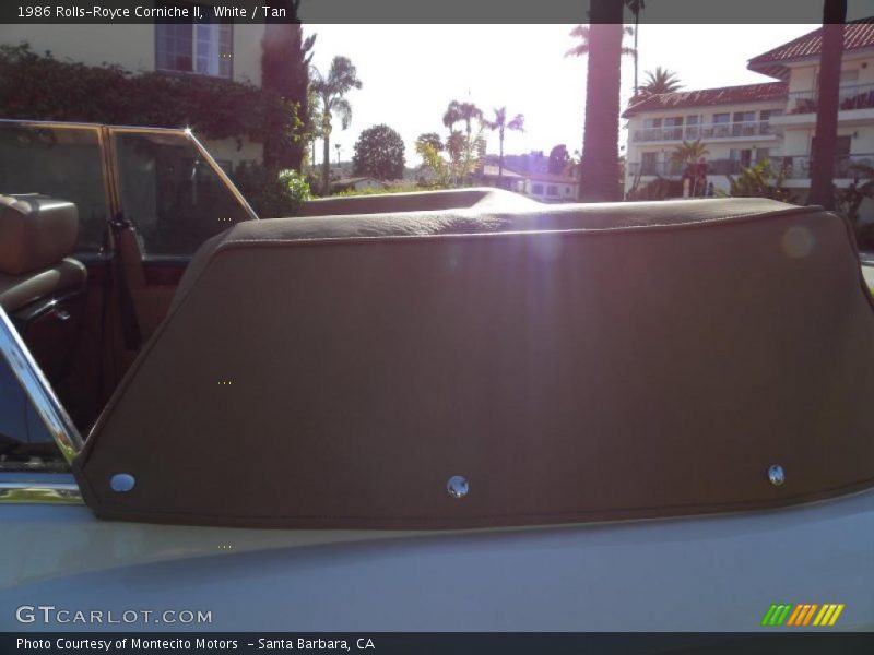 White / Tan 1986 Rolls-Royce Corniche II