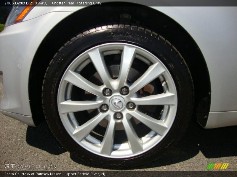 Tungsten Pearl / Sterling Gray 2006 Lexus IS 250 AWD