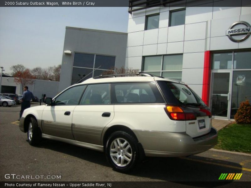 White Birch / Gray 2000 Subaru Outback Wagon