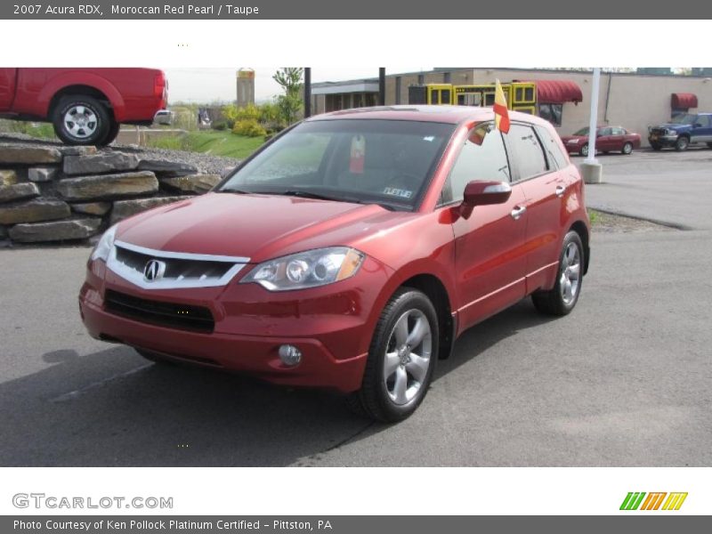 Moroccan Red Pearl / Taupe 2007 Acura RDX