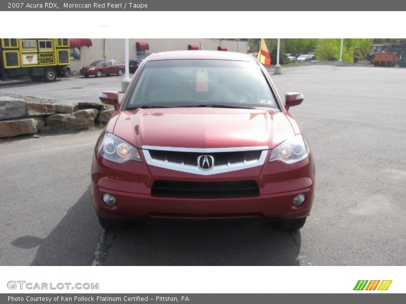 Moroccan Red Pearl / Taupe 2007 Acura RDX