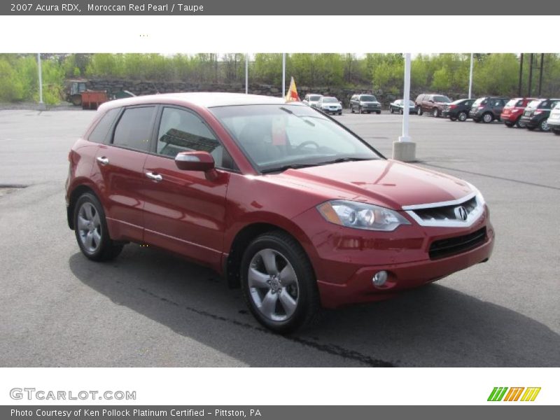 Moroccan Red Pearl / Taupe 2007 Acura RDX
