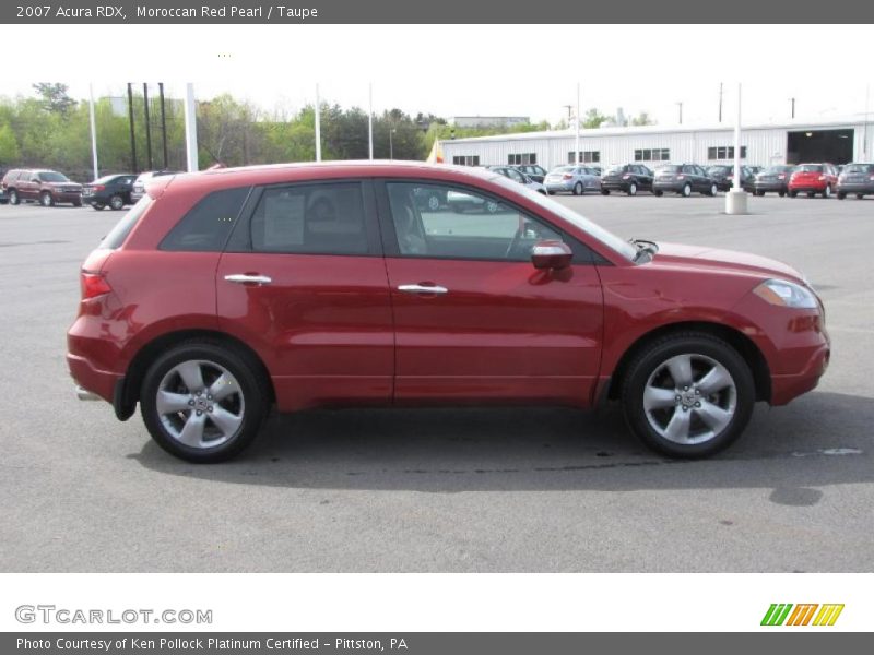 Moroccan Red Pearl / Taupe 2007 Acura RDX