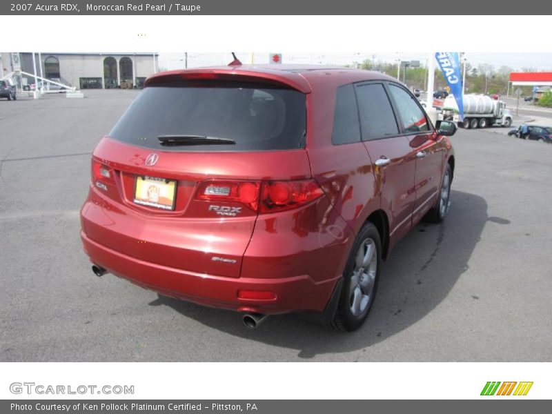 Moroccan Red Pearl / Taupe 2007 Acura RDX