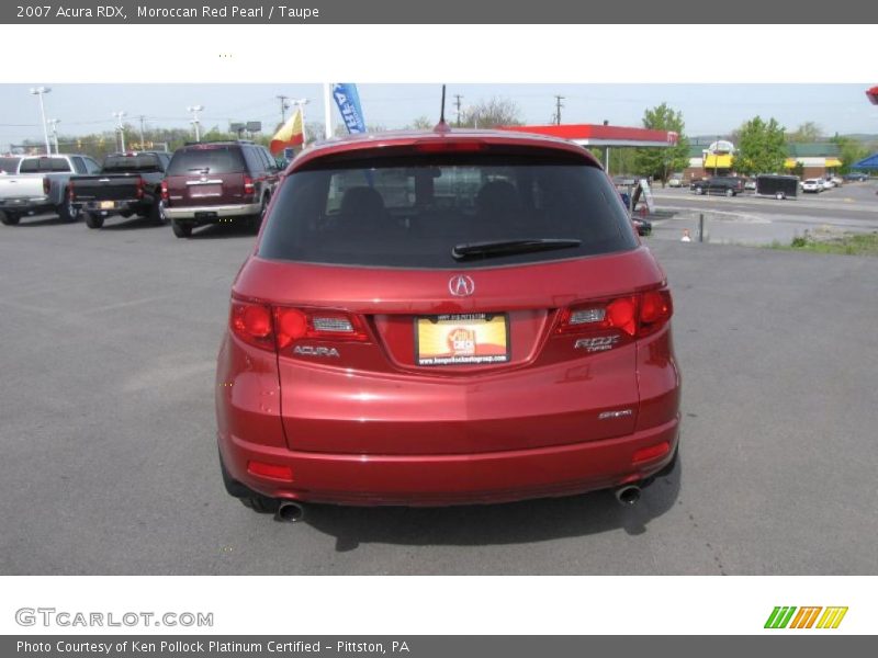 Moroccan Red Pearl / Taupe 2007 Acura RDX