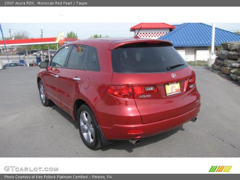 Moroccan Red Pearl / Taupe 2007 Acura RDX