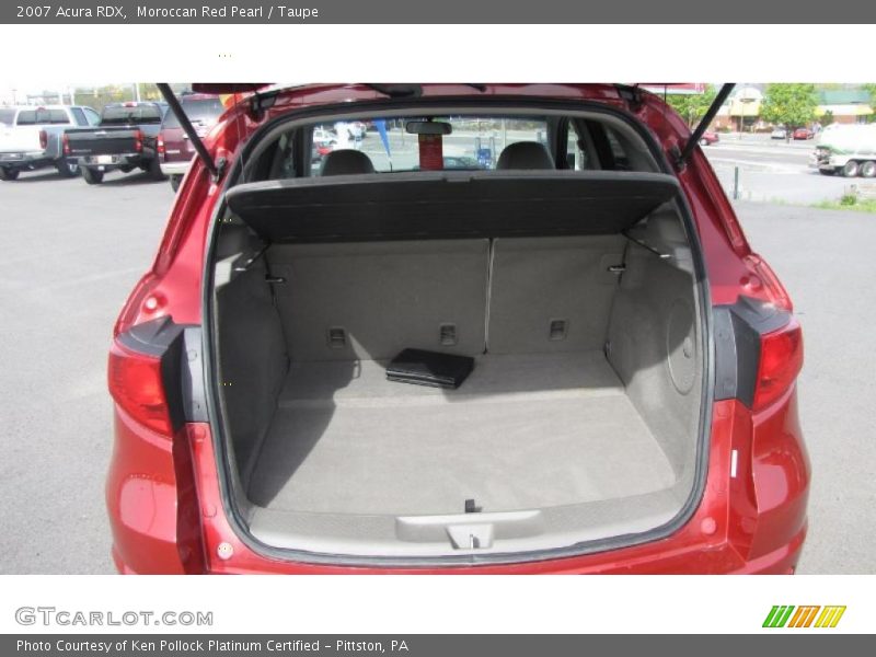 Moroccan Red Pearl / Taupe 2007 Acura RDX