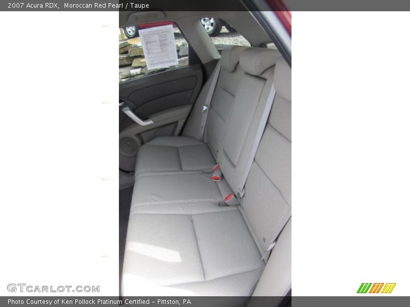 Moroccan Red Pearl / Taupe 2007 Acura RDX