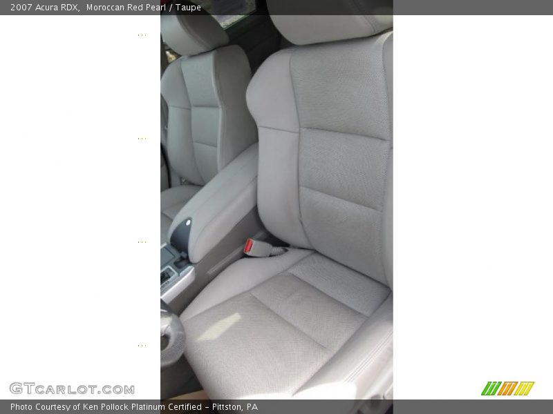 Moroccan Red Pearl / Taupe 2007 Acura RDX
