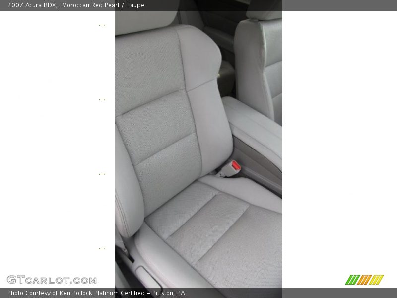 Moroccan Red Pearl / Taupe 2007 Acura RDX