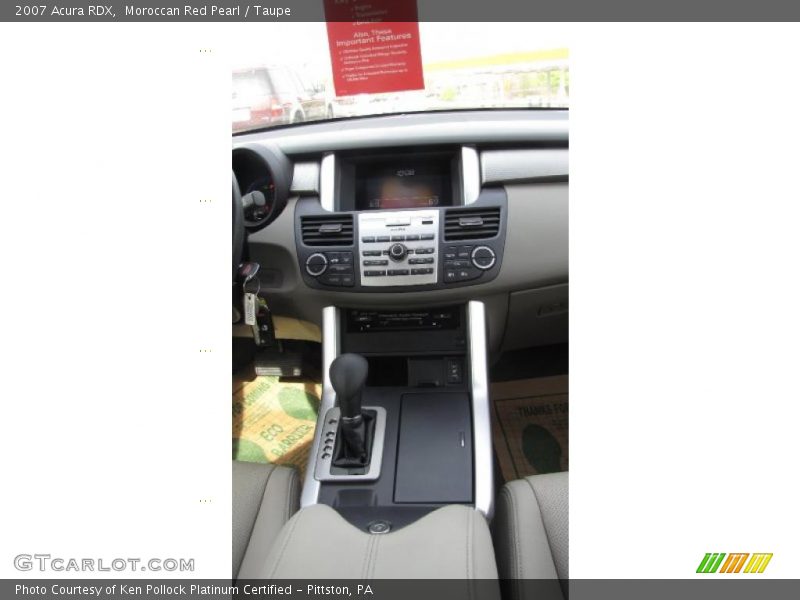 Moroccan Red Pearl / Taupe 2007 Acura RDX