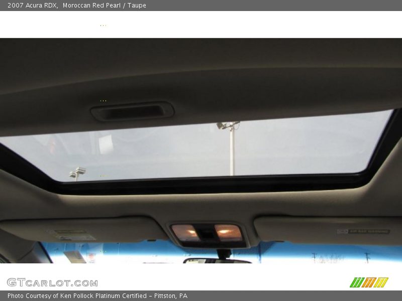 Moroccan Red Pearl / Taupe 2007 Acura RDX