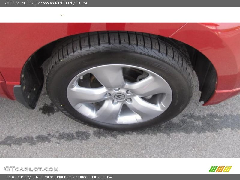 Moroccan Red Pearl / Taupe 2007 Acura RDX